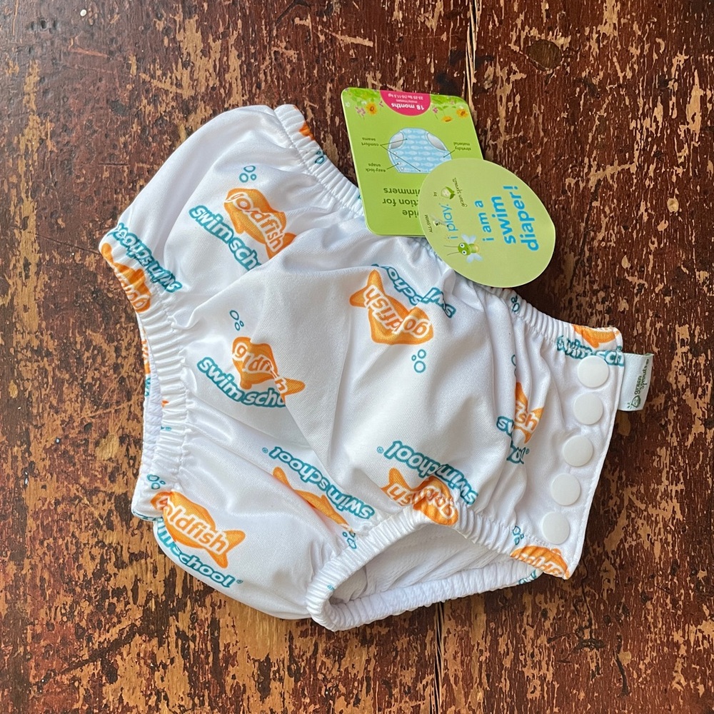 Green Sprouts swim diaper, size 18 months
